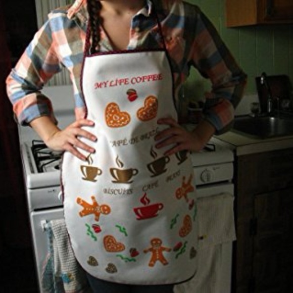 gingerbread cookie man Women's Apron WATERPROOF - Picture 2 of 4